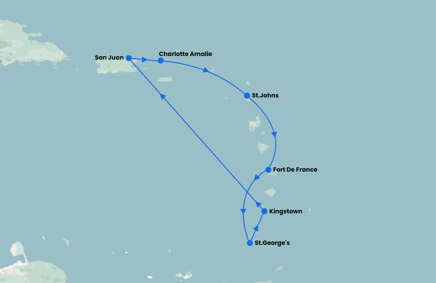 11 Night Southern Caribbean onboard Vision of the Seas